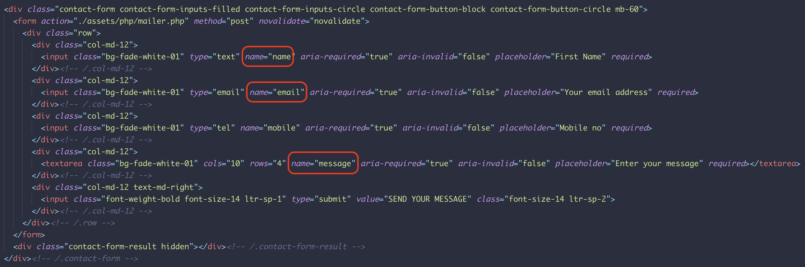 Contact Form